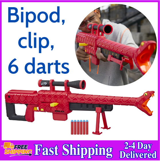 NERF ROBLOX VIPER PLAY TOY 6 SOFT NERF BULLETS CLIP, SCOPE NEW - toys &  games - by owner - sale - craigslist