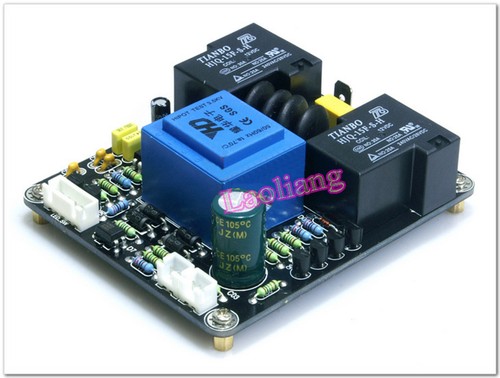 Class A Power Amplifier Soft Start Delay Temperature Protection Board 220V 30A