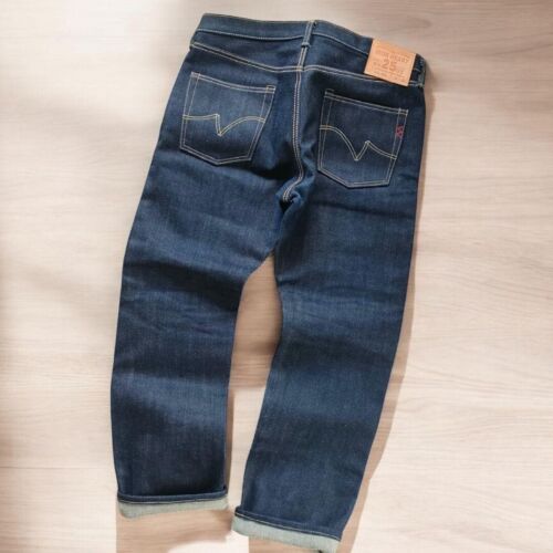 IRON HEART LOT 555-XHS W36 L36 25oz Indigo Blue selvage denim From Japan - Picture 2 of 20