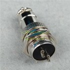 1 Stück 2 Pin Stecker Buchse Panel Gehäuse Kabelbaum AC-DC Stromanschluss Kit Neu