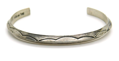 Indianer Tahe 925 Sterling gemustert Kinder zierliches Armreif Armband