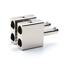 Pair Of ILL Customz Dual 8 Gauge to Single 8 Gauge Amplifier Speaker Inputs