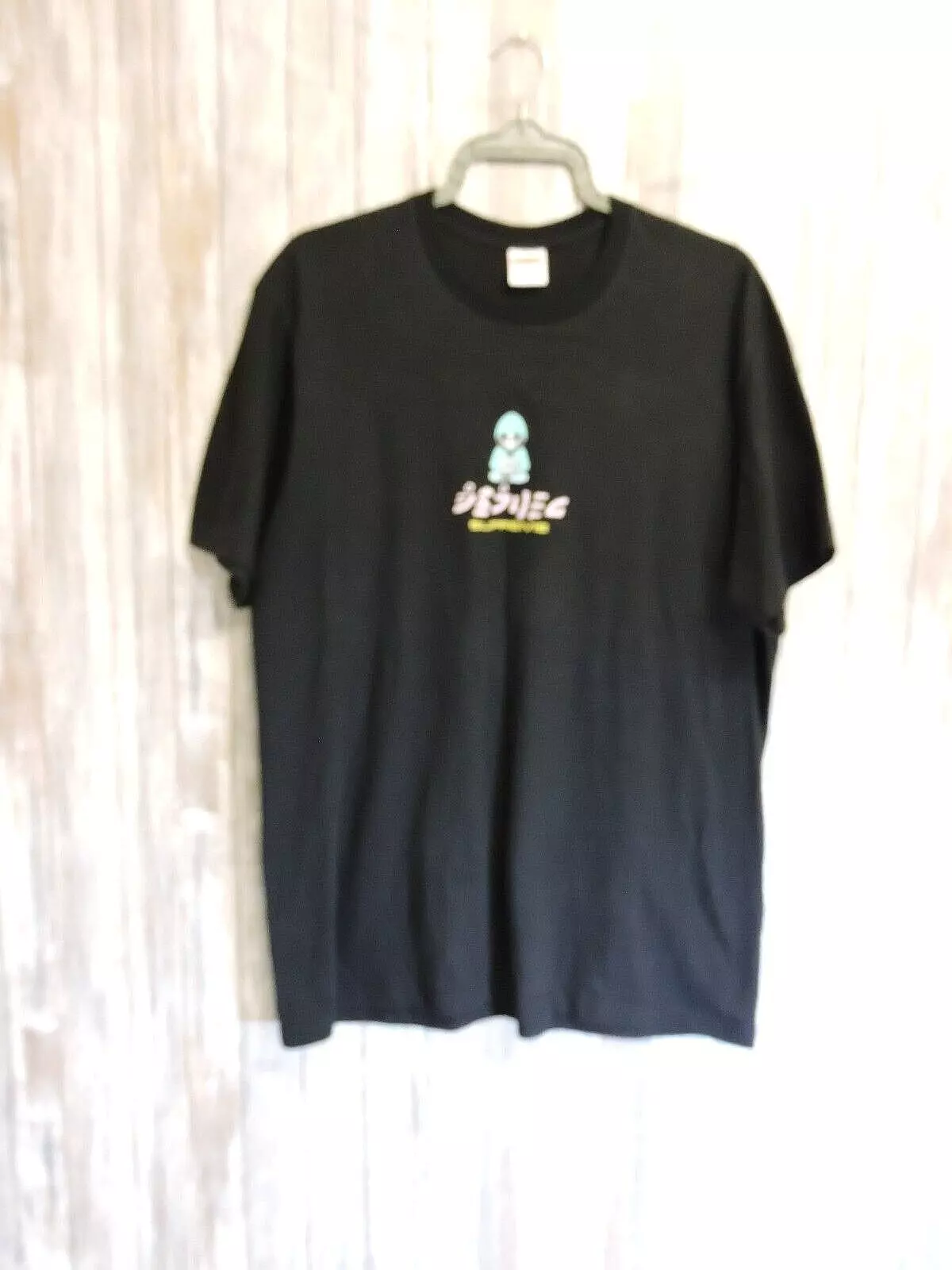 Supreme Alien SS22 T shirt noir homme grand col rond graphique t shirt manches courtes