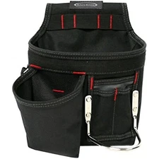 McGuire-Nicholas 23020-Q Mini Carpenter Pouch Quad Series, Black