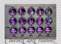 Bottle Cap Ornament/miles From Tomorrowland Inspired/ W/ Year Charm-u Choose/ 2 Bottle Cap Ornament/miles From Tomorrowland Inspired/ W/ Year Charm-u Choose/ 2