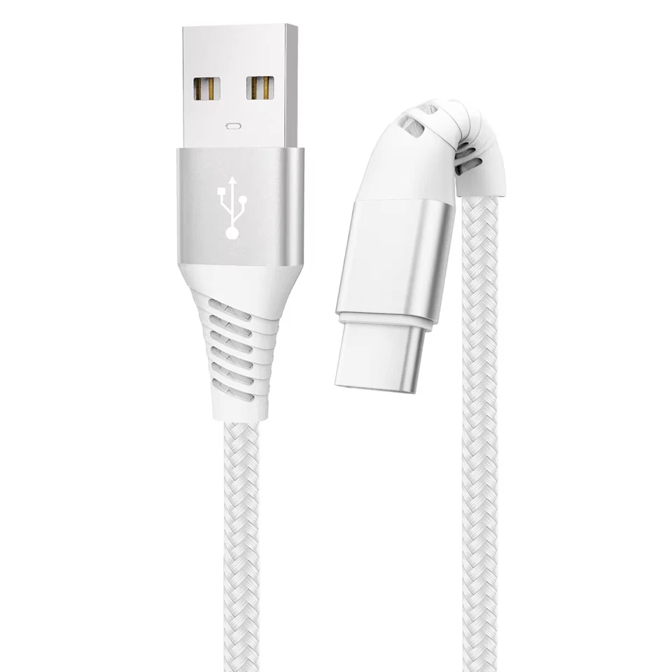 HeavyDuty USB Type C Charging Cable Braided Fast Phone Charger Long Lead 2M 3M - Image 4 of 4