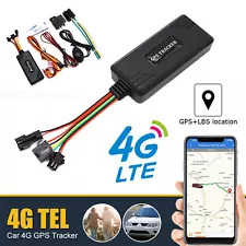 4G Car GPS Tracker Real Time Vehicle Anti-Lost Locator Geography Fencing System