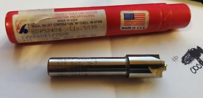 milling bit 1/8 rad x shank 1/2  4fl  rdp5240g hss  core model regal beliot 
