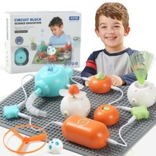 Circuit Kits Circuit Blocks Board for Kids, DIY Electronics Exploration Kit Plus