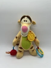 Kids Preferred Disney Baby Tigger On-The-Go Plush Activity Toy Rattle Teether