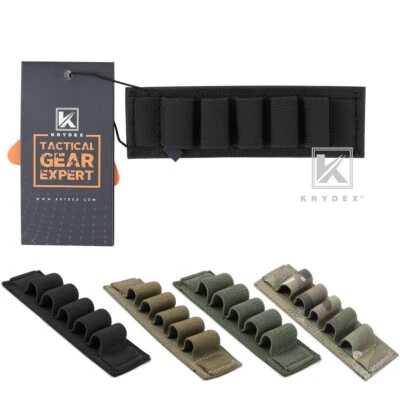 KRYDEX Shotgun Shell Holder Chemlight Cyalume 5-Cells Hold Elastic 5 x 1.5 inch