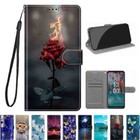 Painted Pattern Case For Nokia G21 G11 C32 C22 G22 C12 Pro Magnetic Wallet Cover