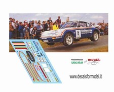 DECALS 1:43 PORSCHE 911 SC RS ROTHMANS TOIVONEN RALLY YPRES 1984