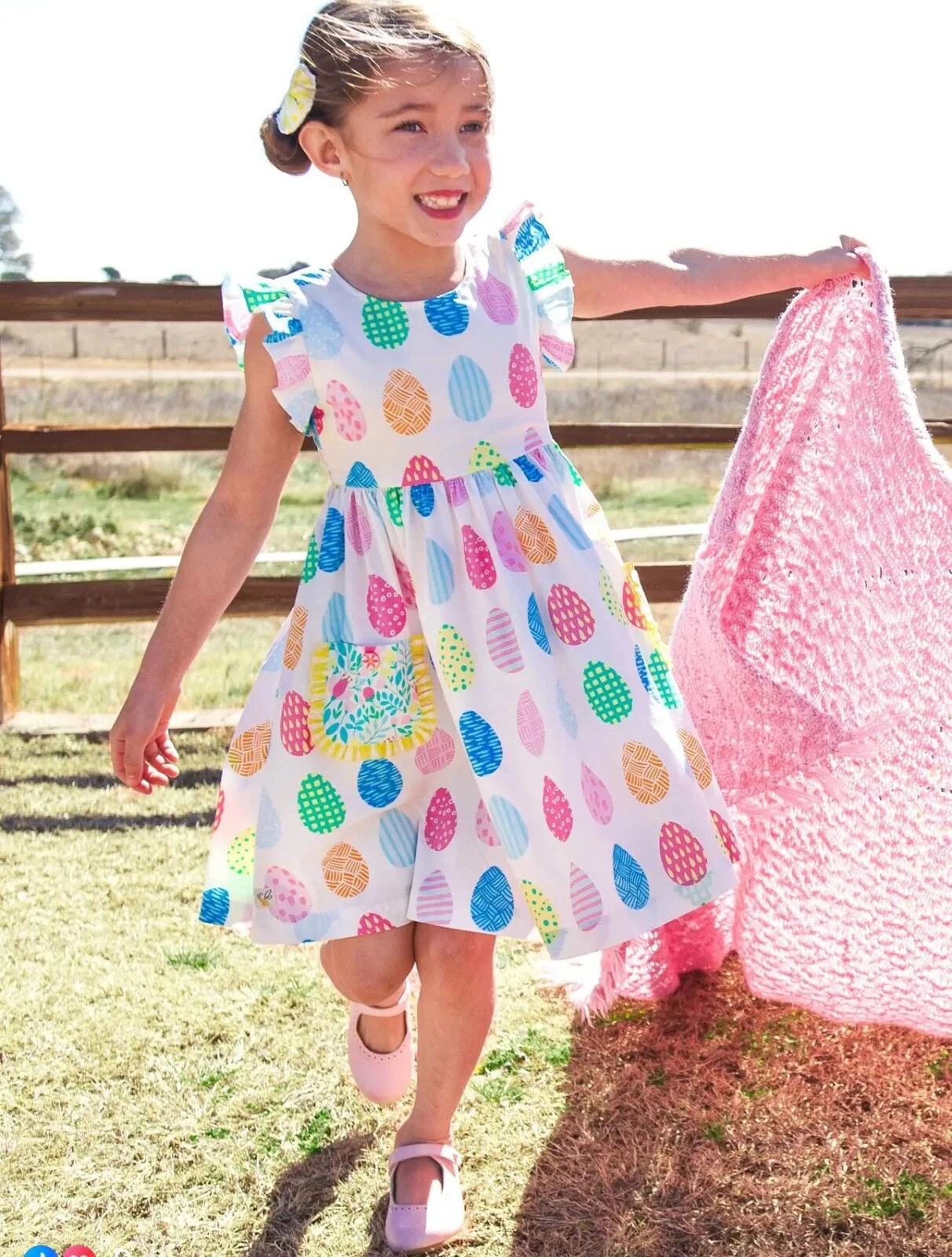 Girls Wildflowers clothing Egg-Cellent Dress size 14 EUC Easter
Opens in a new window or tab