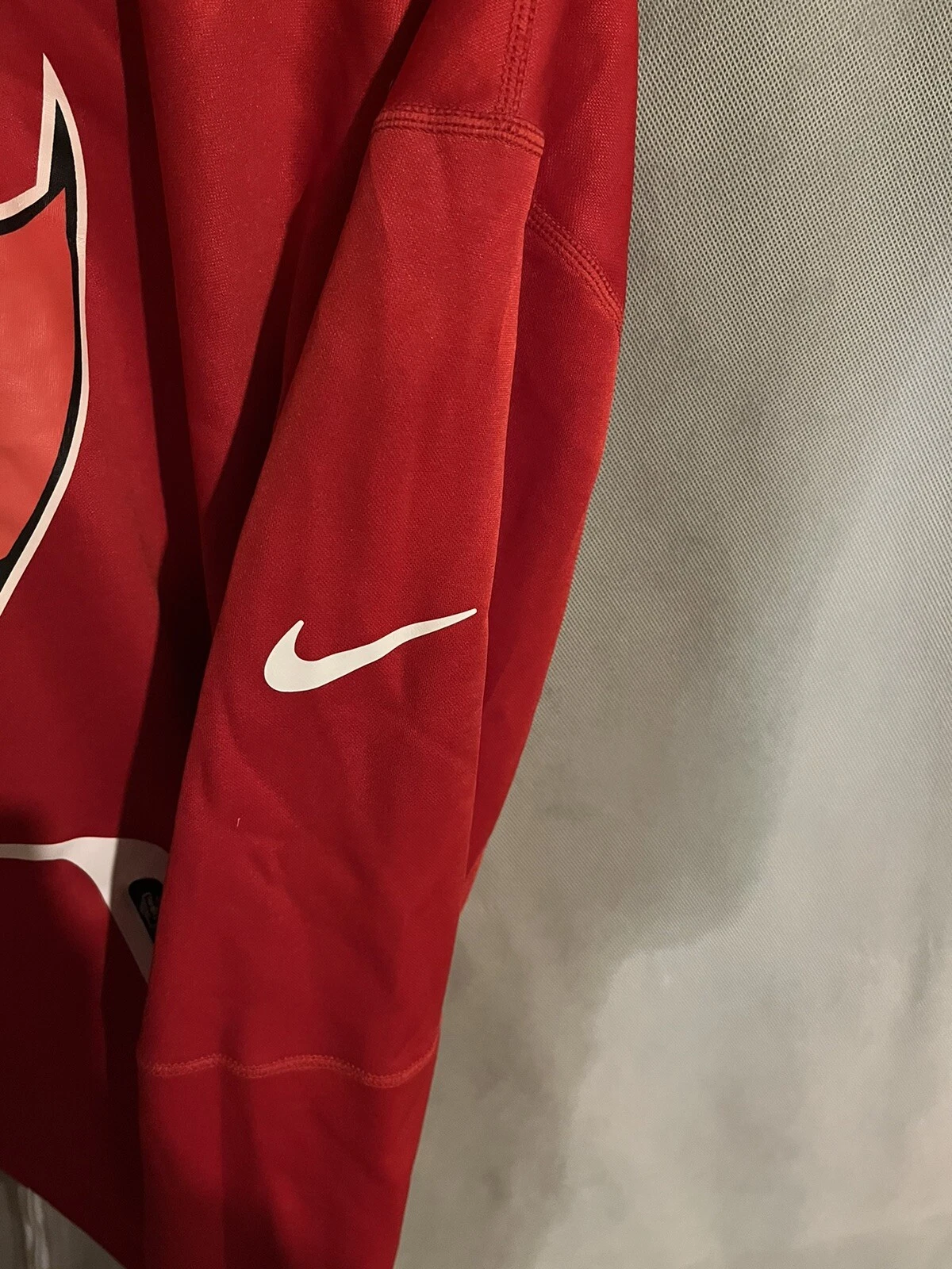 VETEMENTS Felpa con cappuccio NFL Team Abbigliamento Tampa Bay Buccaneers pullover rosso taglia grandi tasche con cerniera