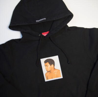 Supreme Muhammad Ali / Andy Warhol Hooded Sweatshirt black Medium