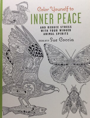 New Color Yourself To Inner Peace And Reduce Stress Hardcover Coloring Book 9781782493716 Ebay