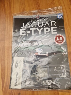 1/8 DEAGOSTINI BUILD YOUR OWN THE JAGUAR E-TYPE CAR AUSGABE 15 INKL. TEIL
