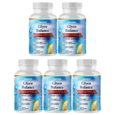 Glyco Balance Nutritional Support Healthy Glucose Level, Supplement, 5 Bottles