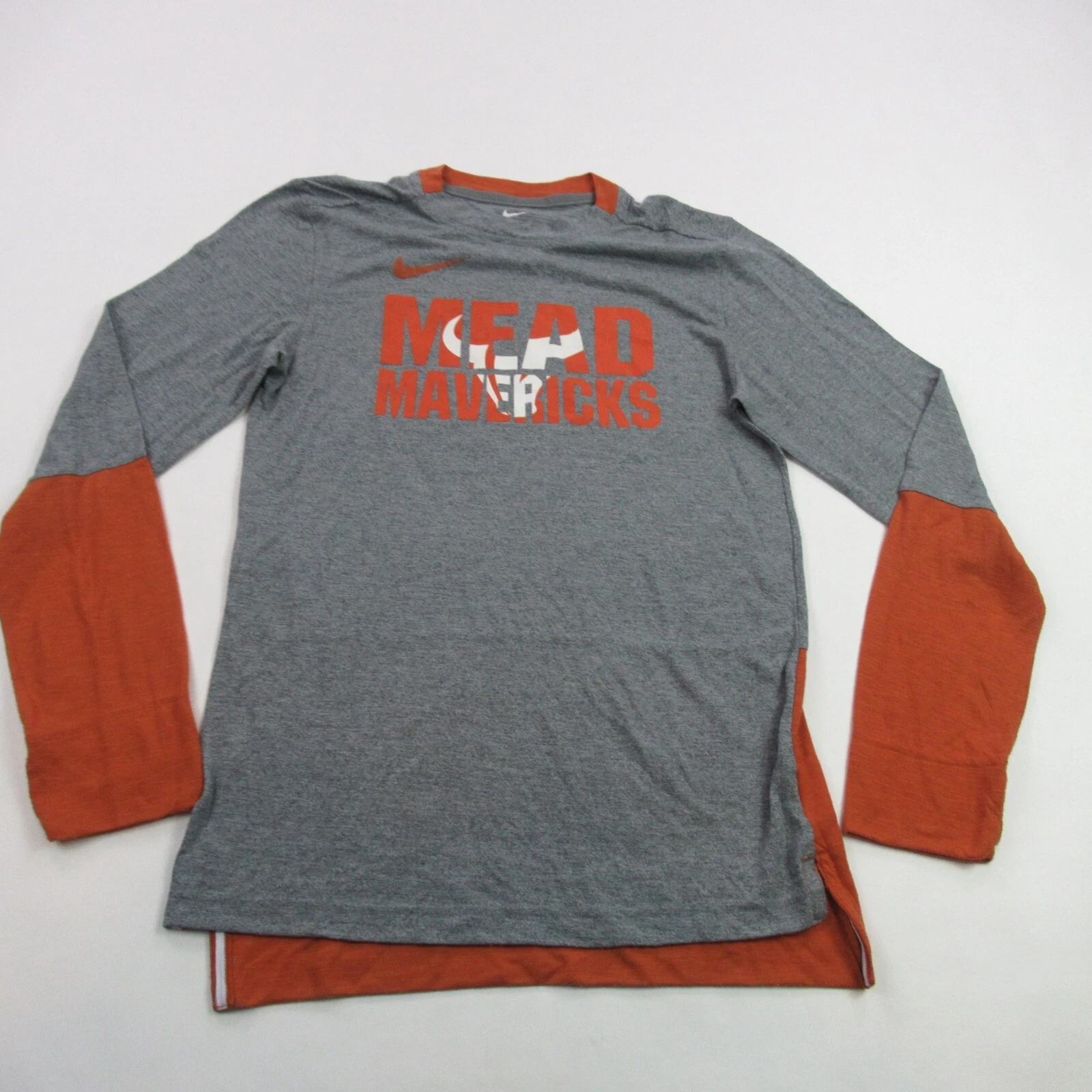 Nike Shirt Mens Small Long Sleeve Crew Neck Outdoors Mead Mavericks