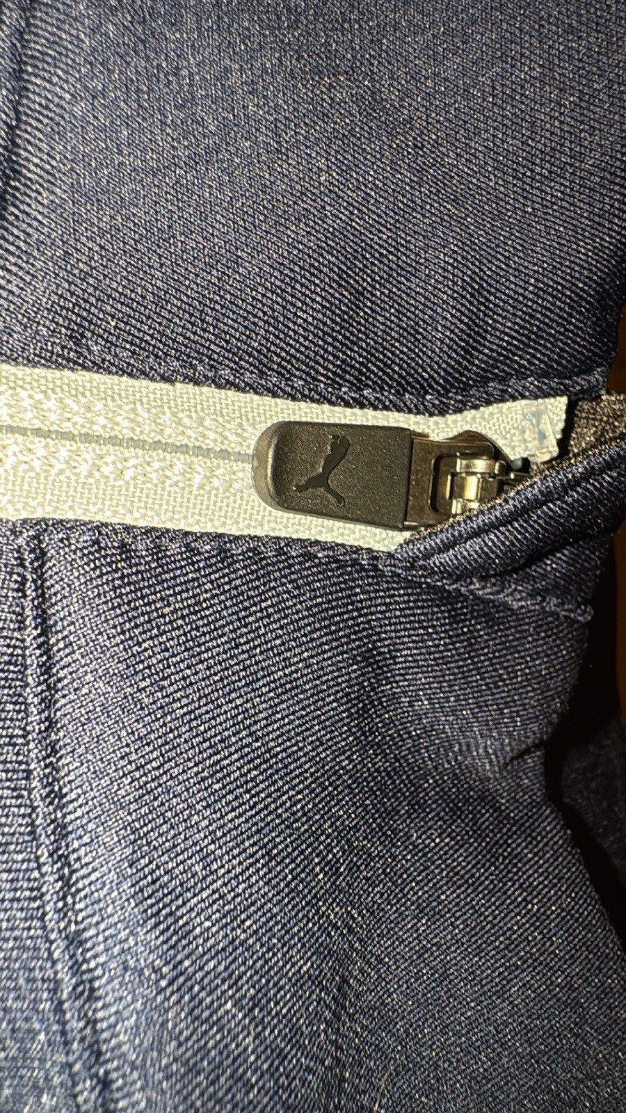 Puma Golf Clubhouse Vest Mens Medium Navy Blue Performance Full Zip Mock Neck. thumbnail 10