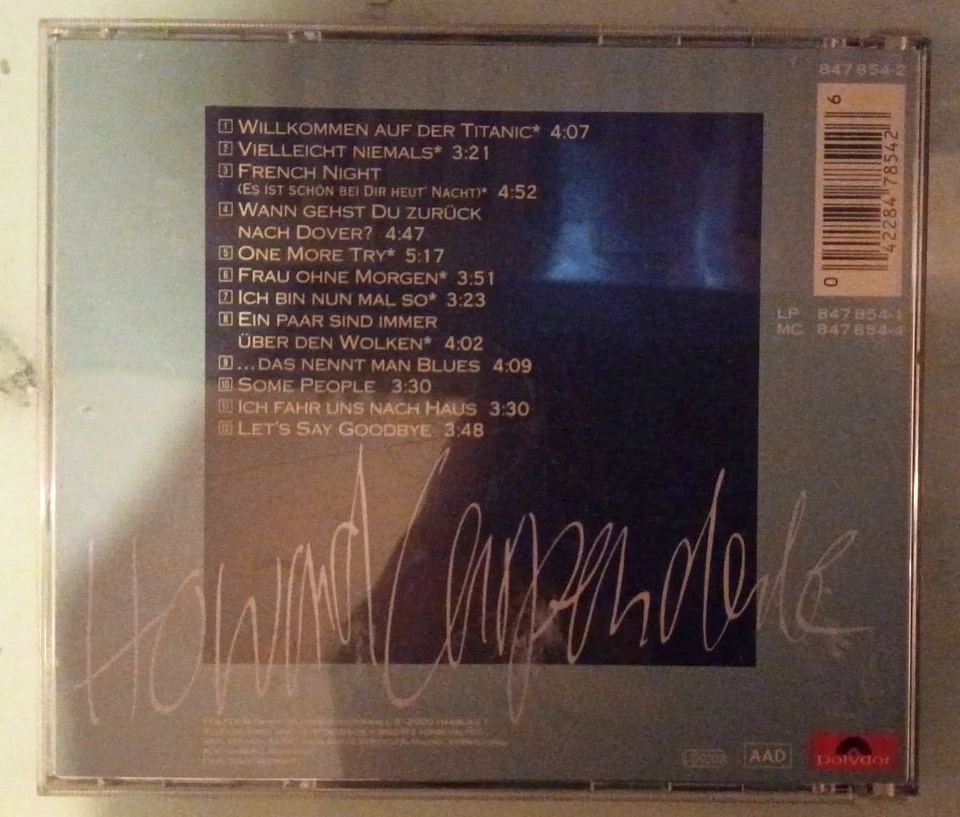 CD Howard Carpendale "Ganz nah" - Bild 2 von 2