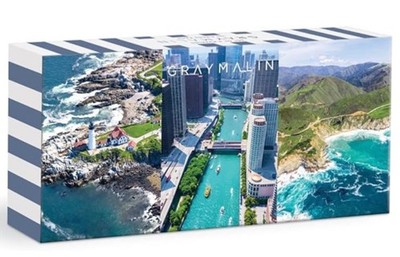 NEU BOX Galison Set 3 x 120 Stück USA LUFTBILD PUZZLE