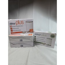 Dekor Plus Diaper Pail Refills 2 Count Most Economical Refill System Lot Of 4