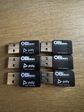 Lot Of 6 Poly OBiWiFi5G USB Wi-Fi Adapter for Polycom VoIP Phones