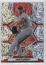 2022 Panini Mosaic White Sparkle Mosaic Prizm Jack Flaherty #45 11oq