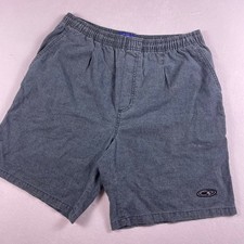 Vtg 90s Ocean Pacific Shorts Mens L Blue OP Surf Board Swim Trunks Cotton