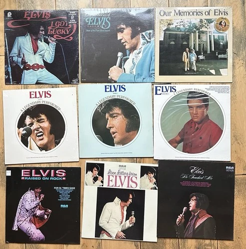 SEALED Elvis Presley Lot 9 Legendary Performer Love Letters Raised Rock Memories