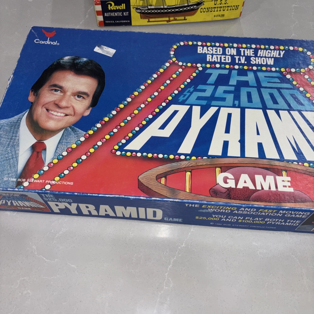 Pyramid Board Game In Vintage Manufacture Board & Traditional