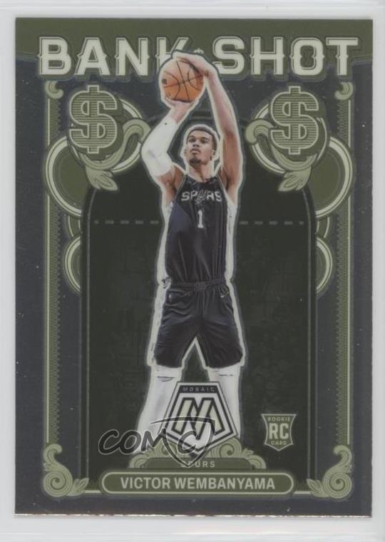 2023-24 Panini Mosaic Bank Shot Victor Wembanyama #17 Rookie RC uk2