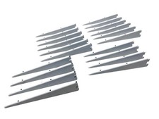 Shelf Bracket Emuca 7908712 270 mm 20 Pieces