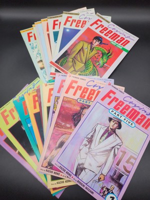 Lot of Crying Freeman Parts 4 & 5 - Part 4 #1-8 - Part 5 #1-11 Missing #7 Manga