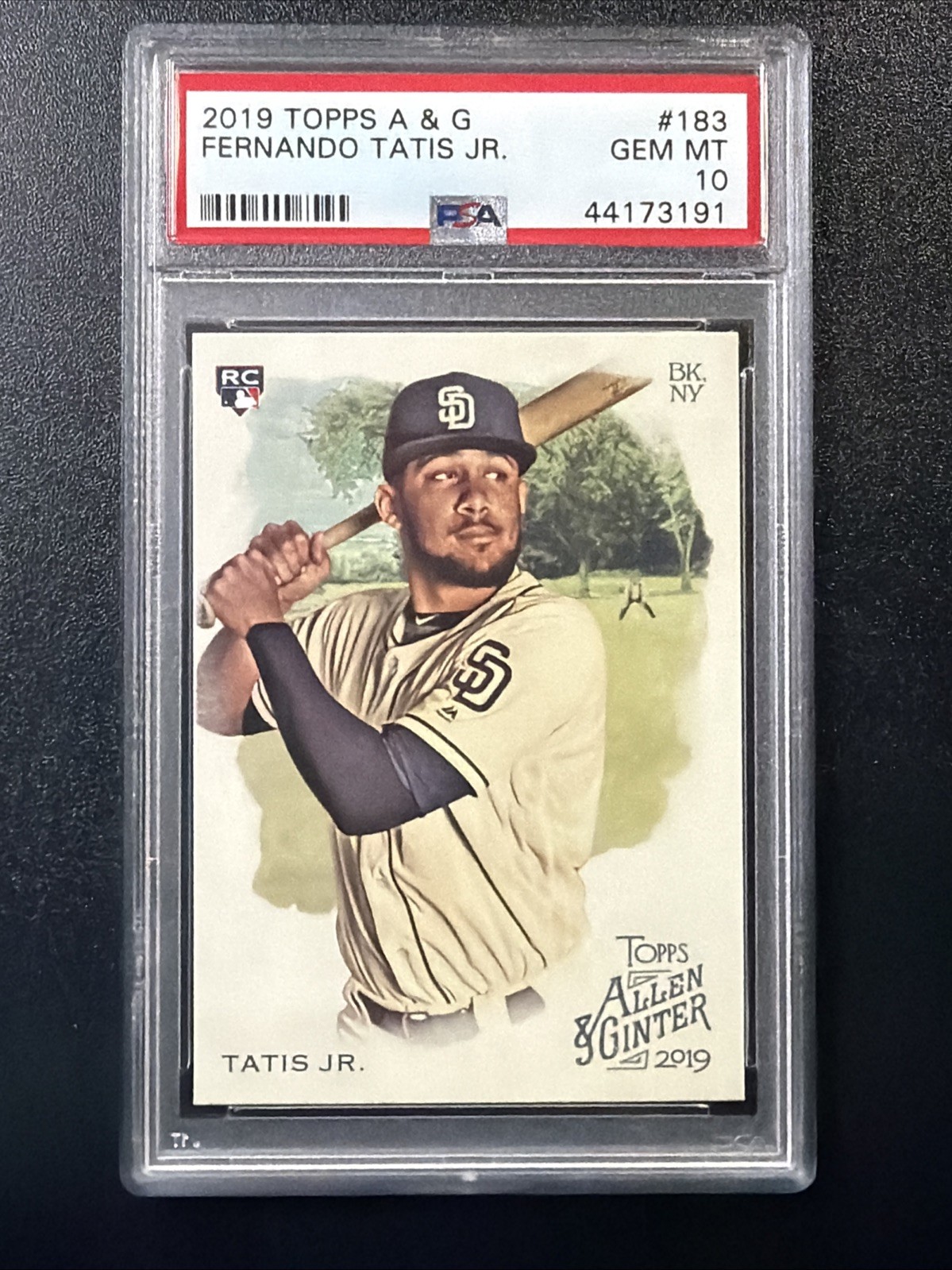 2019 Topps Allen & Ginter Fernando Tatis Jr. Rookie #183 PSA 10 GEM MINT A4