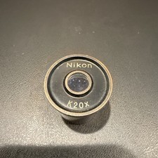 OPTICAL MICROSCOPE PART EYEPIECE NIKON JAPAN K20X  OPTICS DWR#02