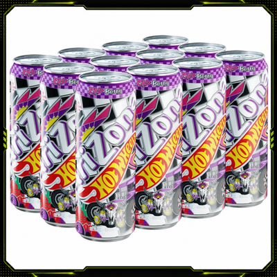 24x Cans AriZona x Hot Wheels Rad Berry Black & White Iced Tea