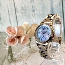 Seiko Lukia 1B25-0AF0 Blue Shell Radio Solar Watch 2016 Limited Edition