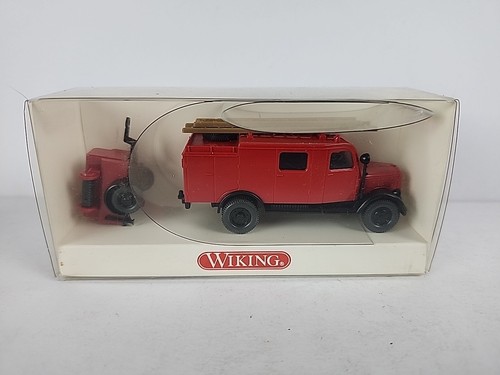 Wiking 8630020 Feuerwehr LF 8 Bomberos con Remolque Cuerpo Rojo | Zustand: New