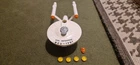 VINTAGE 1975 DINKY STAR TREK USS ENTERPRISE NCC-1701 SHITTLE 4 YELLOW PHOTONS