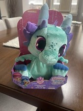 Fisher Price 2016 Shimmer Nazbo Zeta Pet Stuffed Dragon 9  Plush Animal Gift