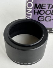 CONTAX GG-3 Metal Lens Hood - Black w/Box - For G 35mm Planar - Original Owner