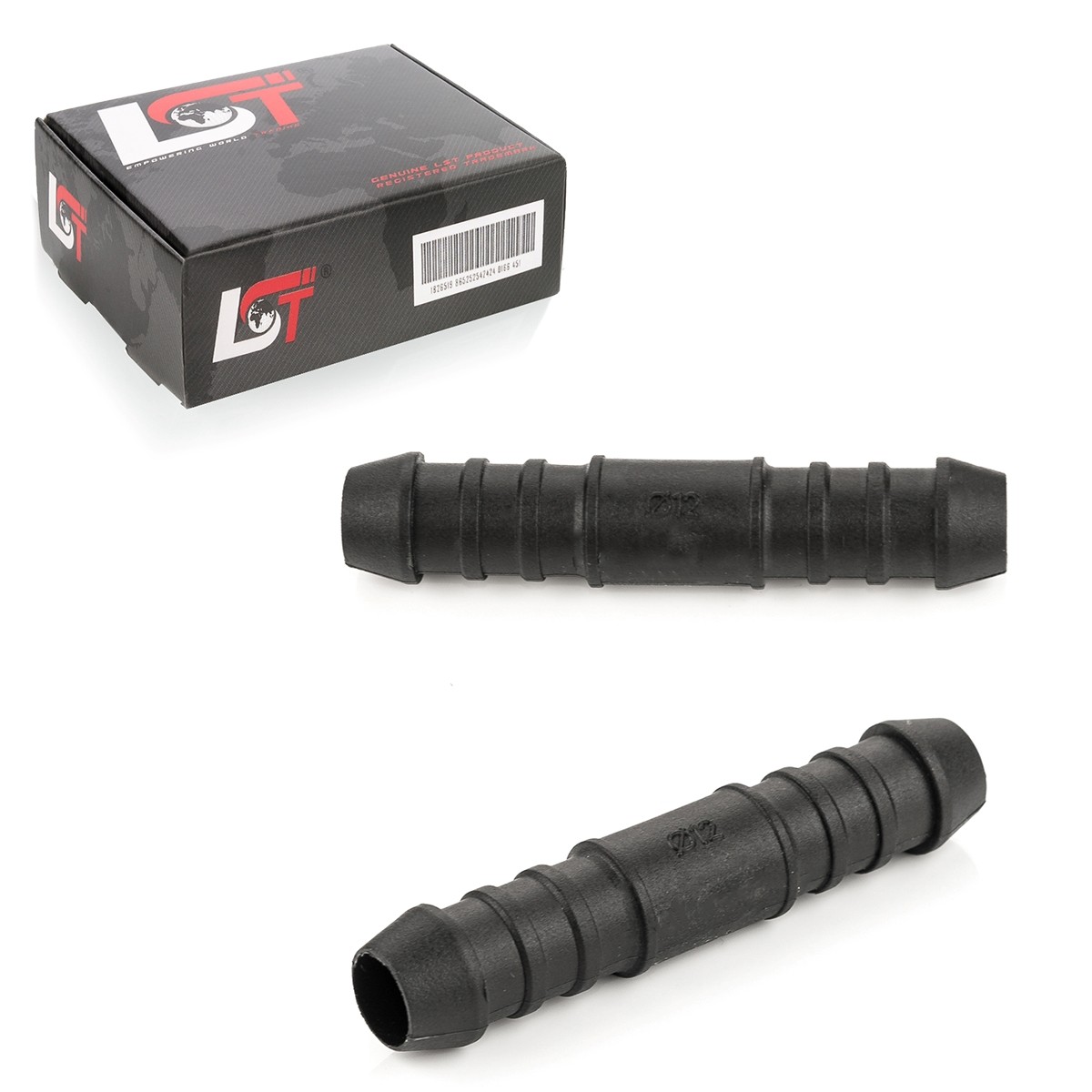 2x PA hose hose connector petrol oil resistant 12mm for AUDI 100 A4 A6