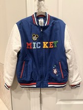 Disney Mickey  Friends Varsity Jacket Mickey Mouse NWT- Kids Size 9/10 Children