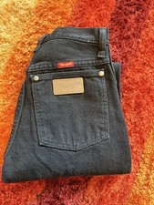 Vintage High Waisted Black Wrangler Jeans Size 1x30 excellent Condition USA Made