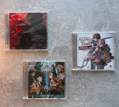 JRPG Mini OST 3-CD Bundle Suikoden Tierkreis Ys IX Hajimari Falcom Konami NEW