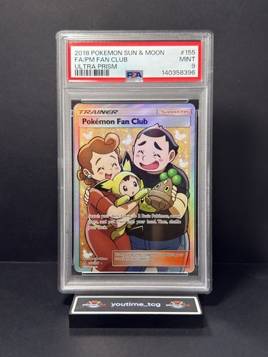 Pokémon Fan Club graded PSA 9 for sale on eBay