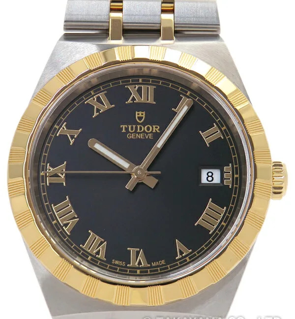Tudor Royal 28503 Automatic 38mm Box Papers Black Men's Watch Stainless Steel